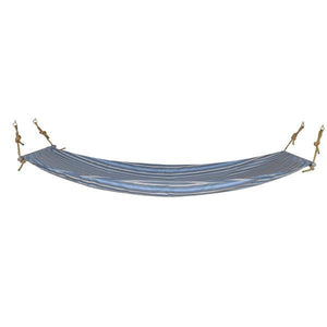 A & L Furniture Twin Hammock with Mounting Hardware Hammock Full / Blue Stripe
