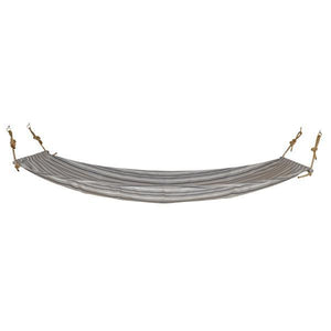 A & L Furniture Twin Hammock with Mounting Hardware Hammock Full / Gray Stripe