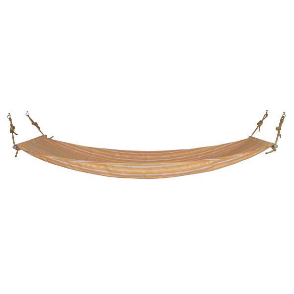 A & L Furniture Twin Hammock with Mounting Hardware Hammock Full / Orange Stripe