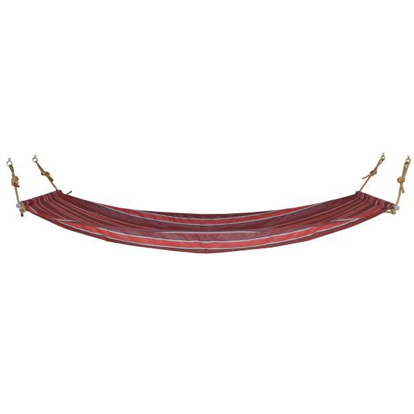 A & L Furniture Twin Hammock with Mounting Hardware Hammock Full / Red Stripe