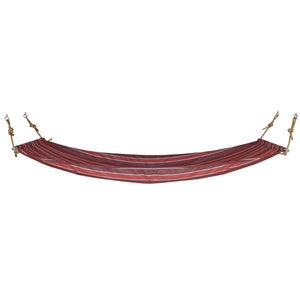 A & L Furniture Twin Hammock with Mounting Hardware Hammock Full / Red Stripe