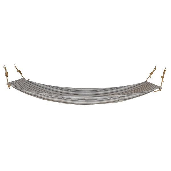 A & L Furniture Twin Hammock with Mounting Hardware Hammock Twin / Gray Stripe