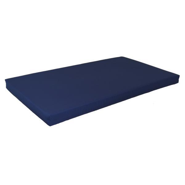 A &amp; L Furniture VersaLoft Bed Cushion 4" Thick Cushions &amp; Pillows Twin / Navy Blue