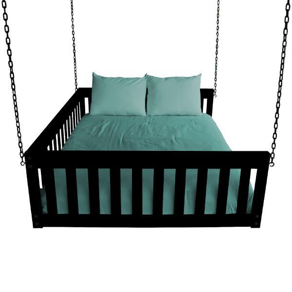 A &amp; L Furniture VersaLoft Mission Hanging Daybed with Chain Daybed Full / Black