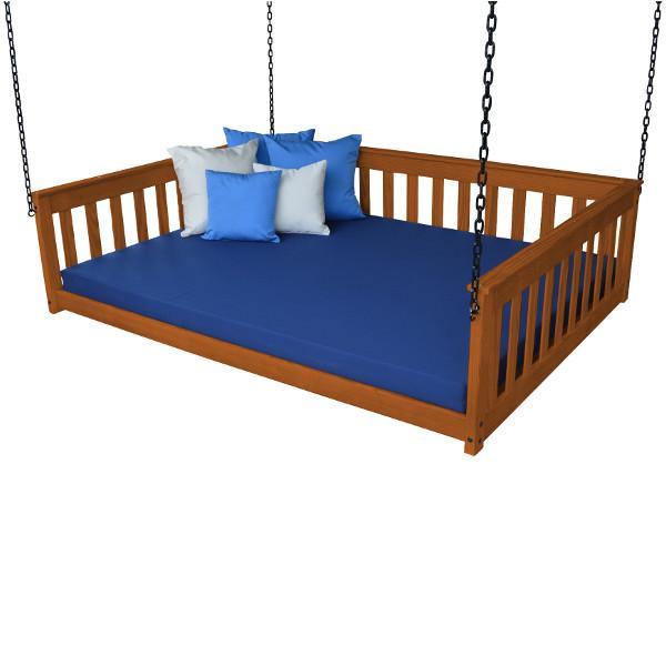 A &amp; L Furniture VersaLoft Mission Hanging Daybed with Chain Daybed Full / Mike's Cherry
