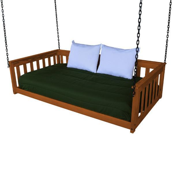 A &amp; L Furniture VersaLoft Mission Hanging Daybed with Chain Daybed Twin / Mike's Cherry