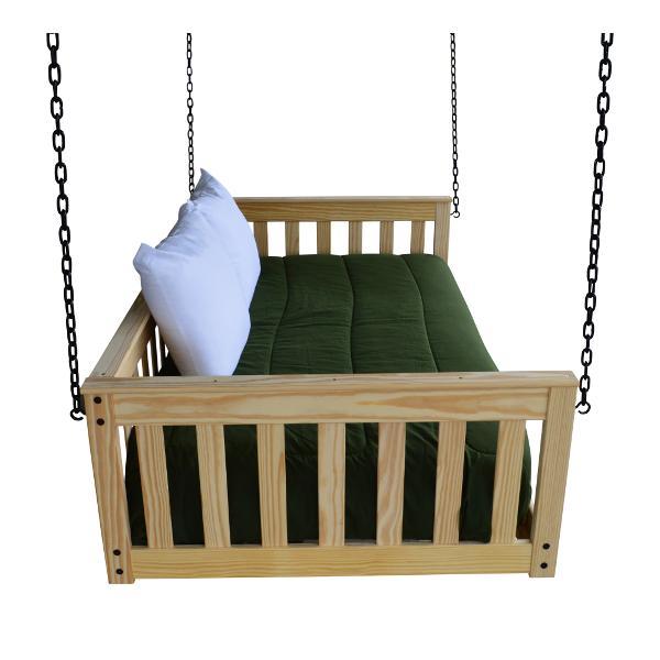 A &amp; L Furniture VersaLoft Mission Hanging Daybed with Chain Daybed Twin / Unfinished
