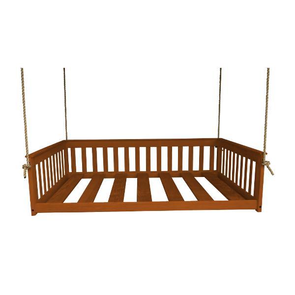 A &amp; L Furniture VersaLoft Mission Hanging Daybed with Rope Daybed Full / Mike's Cherry