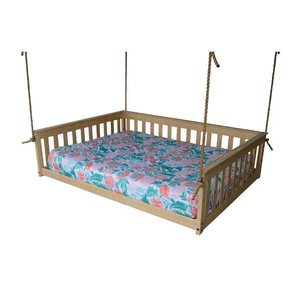 A &amp; L Furniture VersaLoft Mission Hanging Daybed with Rope Daybed Full / Unfinished