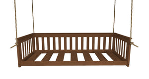 A & L Furniture VersaLoft Mission Hanging Daybed with Rope Daybed Twin / Asbury
