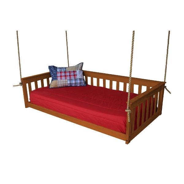 A &amp; L Furniture VersaLoft Mission Hanging Daybed with Rope Daybed Twin / Mike's Cherry