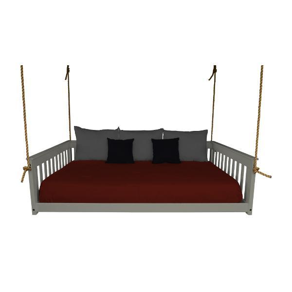 A &amp; L Furniture VersaLoft Mission Hanging Daybed with Rope Daybed Twin / Unfinished