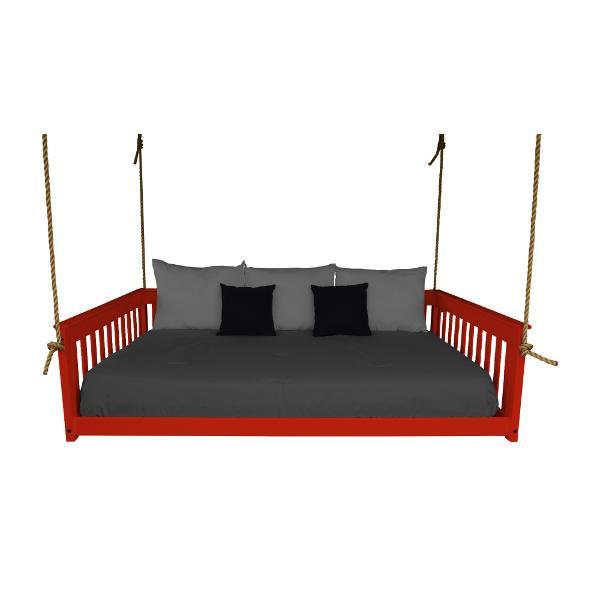 A &amp; L Furniture VersaLoft Mission Hanging Daybed with Rope Daybed Twin / Unfinished