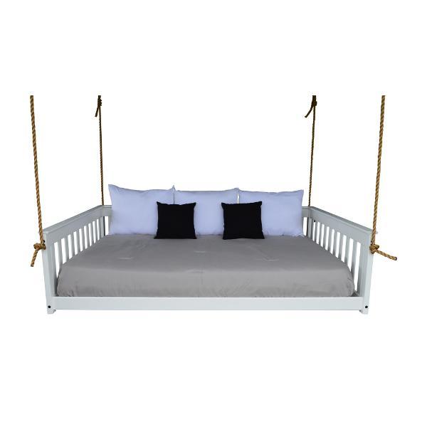 A &amp; L Furniture VersaLoft Mission Hanging Daybed with Rope Daybed Twin / Unfinished