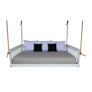 A & L Furniture VersaLoft Mission Hanging Daybed with Rope Daybed Twin / Unfinished