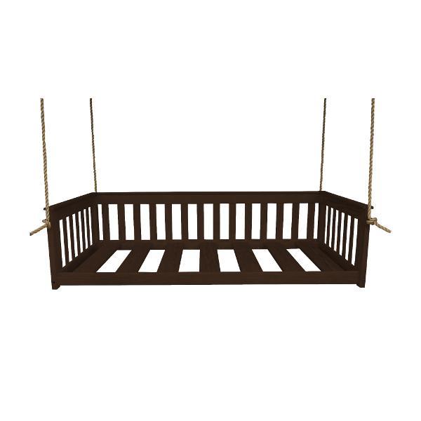 A &amp; L Furniture VersaLoft Mission Hanging Daybed with Rope Daybed Twin / Unfinished