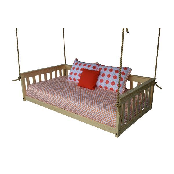 A &amp; L Furniture VersaLoft Mission Hanging Daybed with Rope Daybed Twin / Unfinished