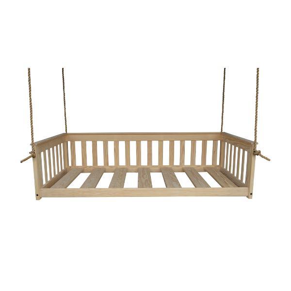A &amp; L Furniture VersaLoft Mission Hanging Daybed with Rope Daybed Twin / Unfinished