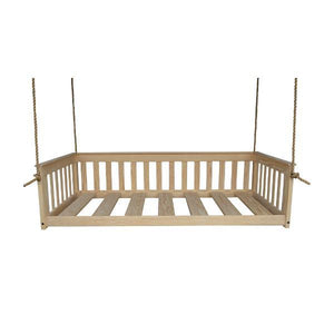 A & L Furniture VersaLoft Mission Hanging Daybed with Rope Daybed Twin / Unfinished