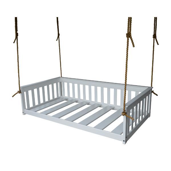 A &amp; L Furniture VersaLoft Mission Hanging Daybed with Rope Daybed Twin / Unfinished