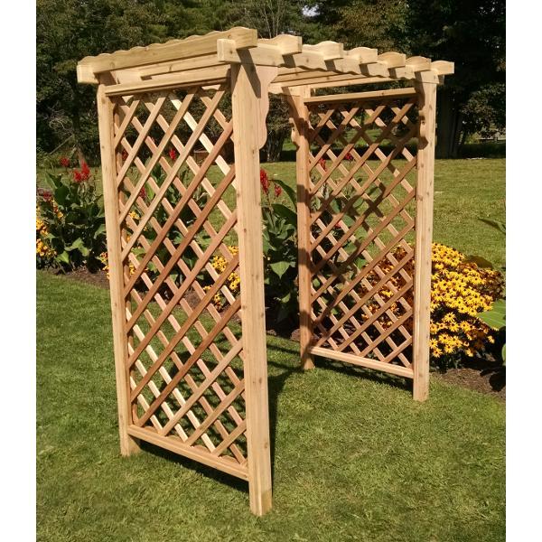 A &amp; L Furniture Western Red Cedar Covington Arbor