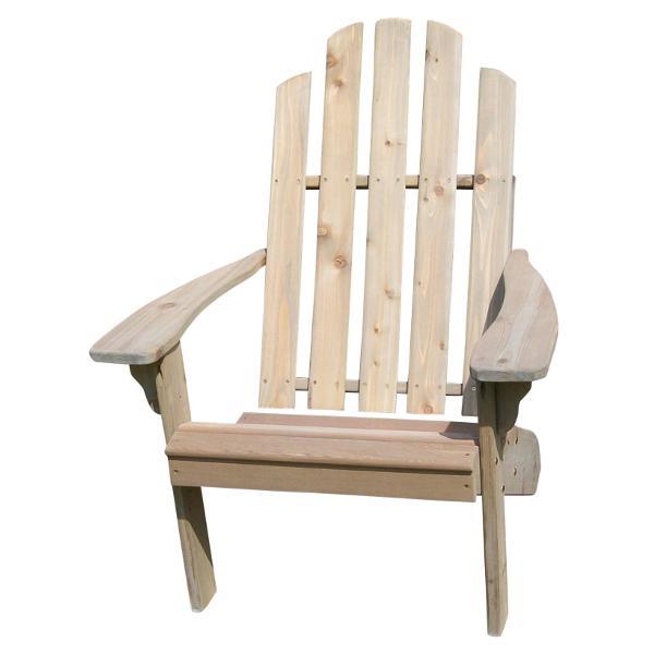 A &amp; L Furniture Western Red Cedar Kennebunkport Adirondack Chair Adirondack Unfinished