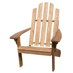 A & L Furniture Western Red Cedar Kennebunkport Adirondack Chair Adirondack Unfinished