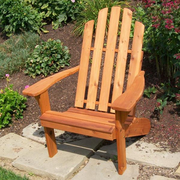 A &amp; L Furniture Western Red Cedar Kennebunkport Adirondack Chair Adirondack Unfinished