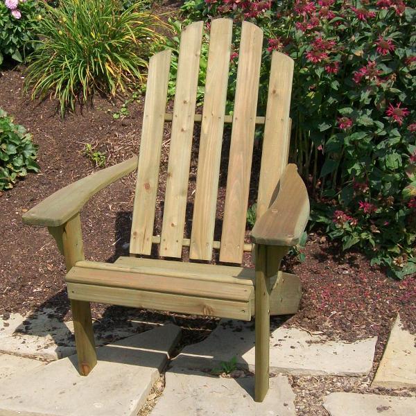 A &amp; L Furniture Western Red Cedar Kennebunkport Adirondack Chair Adirondack Unfinished