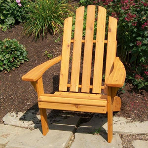 A & L Furniture Western Red Cedar Kennebunkport Adirondack Chair Adirondack Unfinished