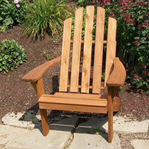 A & L Furniture Western Red Cedar Kennebunkport Adirondack Chair Adirondack Unfinished