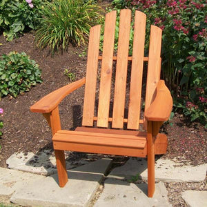 A & L Furniture Western Red Cedar Kennebunkport Adirondack Chair Adirondack Unfinished