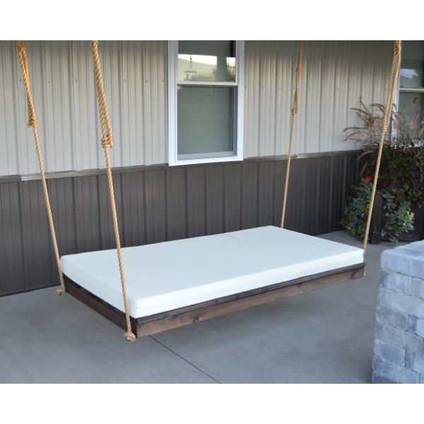 A &amp; L Furniture Western Red Cedar Twin Mattress Newport Bed Swing Beds Unfinished