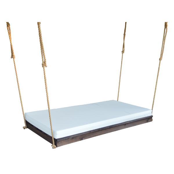A &amp; L Furniture Western Red Cedar Twin Mattress Newport Bed Swing Beds Unfinished