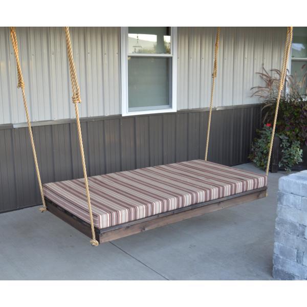 A &amp; L Furniture Western Red Cedar Twin Mattress Newport Bed Swing Beds Unfinished