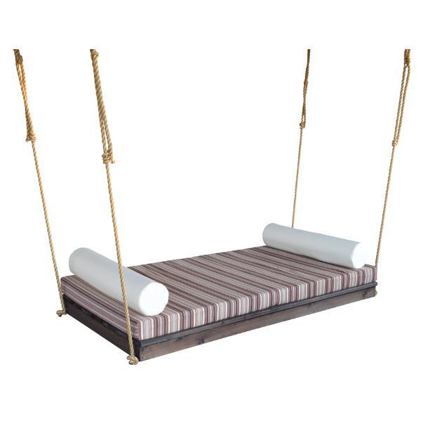 A &amp; L Furniture Western Red Cedar Twin Mattress Newport Bed Swing Beds Unfinished