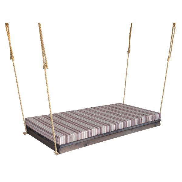 A &amp; L Furniture Western Red Cedar Twin Mattress Newport Bed Swing Beds Walnut