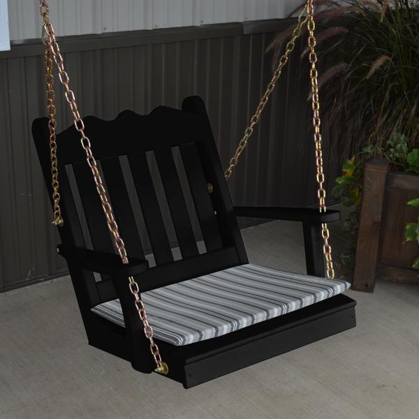 A &amp; L Furniture Yellow Pine 2ft Royal English Chair Swing Swings Unfinished