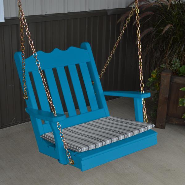 A &amp; L Furniture Yellow Pine 2ft Royal English Chair Swing Swings Unfinished