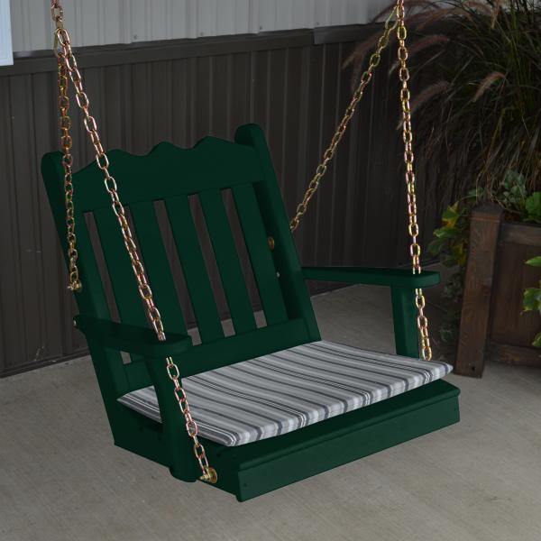 A &amp; L Furniture Yellow Pine 2ft Royal English Chair Swing Swings Unfinished