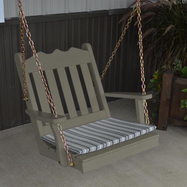 A &amp; L Furniture Yellow Pine 2ft Royal English Chair Swing Swings Unfinished