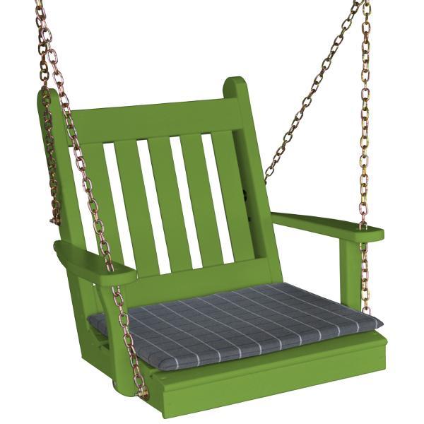 A &amp; L Furniture Yellow Pine 2ft Traditional English Chair Swing Swings Unfinished