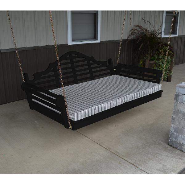 A &amp; L Furniture Yellow Pine Marlboro Swing Bed Swing Beds 4ft / Unfinished / No