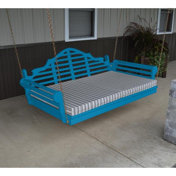 A &amp; L Furniture Yellow Pine Marlboro Swing Bed Swing Beds 4ft / Unfinished / No