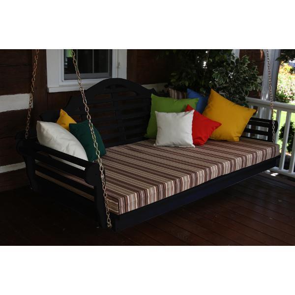 A &amp; L Furniture Yellow Pine Marlboro Swing Bed Swing Beds 4ft / Unfinished / No