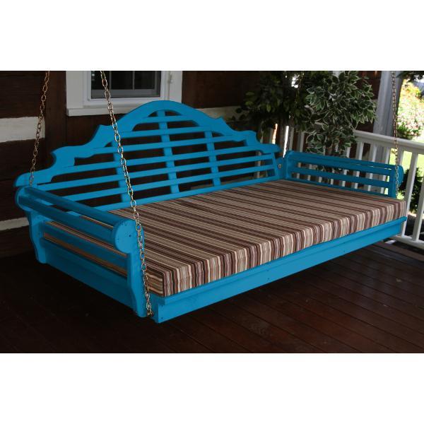 A &amp; L Furniture Yellow Pine Marlboro Swing Bed Swing Beds 4ft / Unfinished / No