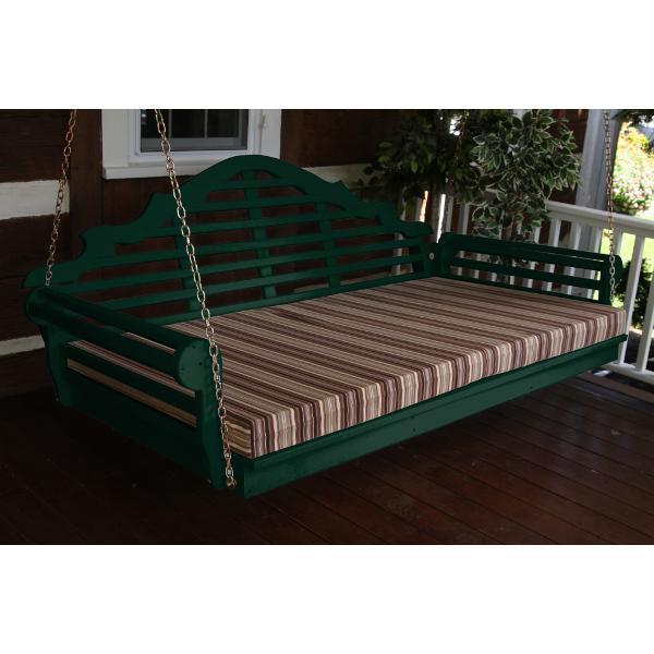 A &amp; L Furniture Yellow Pine Marlboro Swing Bed Swing Beds 4ft / Unfinished / No