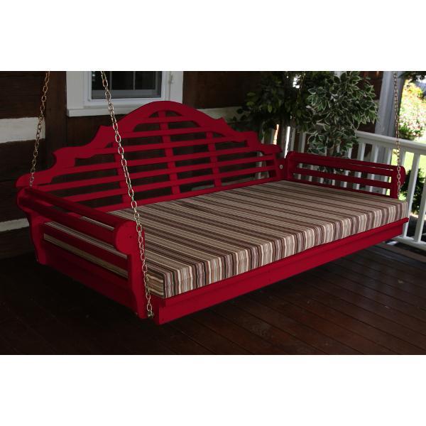 A &amp; L Furniture Yellow Pine Marlboro Swing Bed Swing Beds 4ft / Unfinished / No