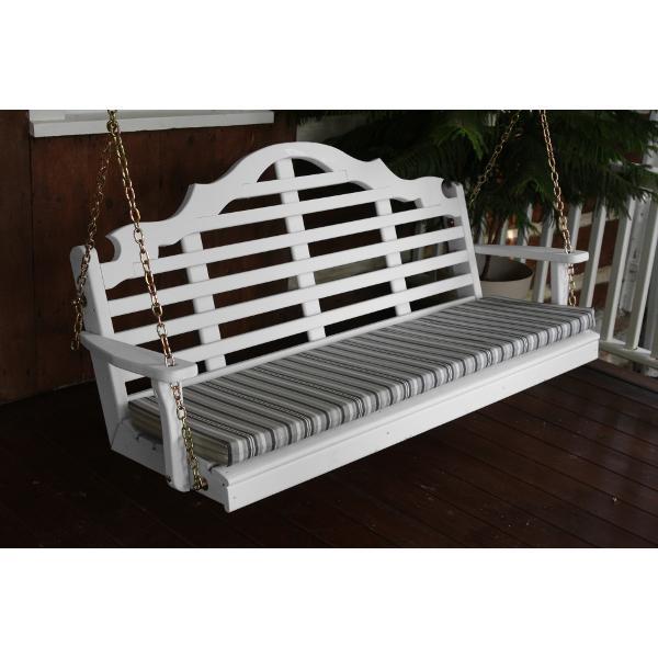 A &amp; L Furniture Yellow Pine Marlboro Swing Swings 4ft / Unfinished