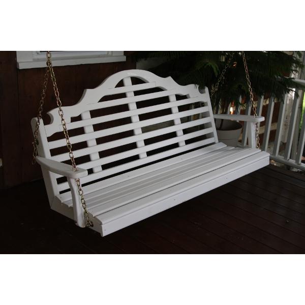 A &amp; L Furniture Yellow Pine Marlboro Swing Swings 4ft / Unfinished